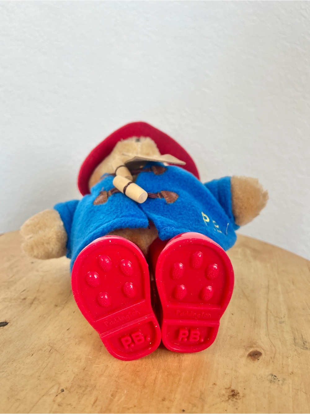 "Rainbow Designs Paddington Bear Plush 9"" Soft Toy Blue Coat Red Hat 2025" - Picture 9 of 10